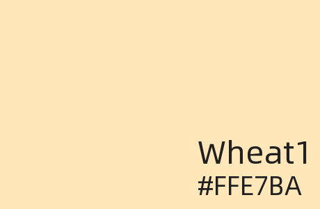 Wheat1是什么颜色 - #FFE7BA是什么颜色 - Wheat1HEX、RGB、HSL、HSV、CMYK、十六进制代码
